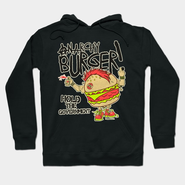 ANARCHY BURGER! Hoodie by darklordpug